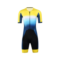 Nuevo Conjunto de Traje de Triatlón Reversible de Manga Corta 2024, Ropa de Ciclismo Transpirable y Ligera para Hombre