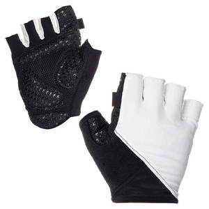 Gants de vélo professionnels unisexes à demi-doigts SALVA LEATHER - Légers, lavables, options de couleurs personnalisées, matériau en nylon et silicone - Product Image 3