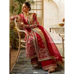 ชุดแต่งงานผ้าปะติดผ้าโพลีเอสเตอร์สำหรับผู้หญิง100% ทรงเอไลน์ปักดีไซน์ใหม่2025 - Product Image 3