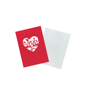 3D Pop Up Card Mother and Child Heart Mother's Day Pop Up Cards 3D <b>Handmade</b> 3D Greeting Cards With Envelope For Special Occasion - Product Image 4