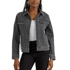Nouveau design de vestes en jean pour femmes veste en jean respirante à manches longues coupe-vent pour femmes personnalisée - Product Image 5
