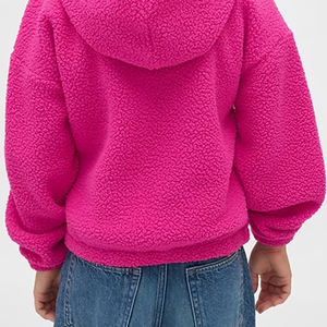 Sudadera con Capucha de Estilo Sencillo para Niñas, Sensación Suave para la Escuela, con Cierre de Cremallera para Compradores al por Mayor, Diseño de Mangas Completas/Logotipo Personalizable - Product Image 6