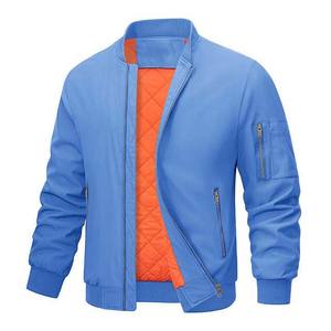 Chaqueta Bomber de Invierno con Bolsillos con Cremallera, Estilo Urbano, Personalizable, de Poliéster, Nailon y Lona, Impermeable, Transpirable y Ecológica para Hombre - Product Image 2