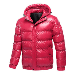 Veste d'extérieur pour hommes Vestes pour hommes Coupe régulière Fermeture éclair avant Manches longues Col à capuche Nouveau design Veste matelassée pour hommes - Product Image 1