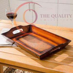 Bandeja de Servir de Madera Ligera, Duradera y No Tóxica con Asas Cómodas, 100 Piezas MOQ para Uso Diario en Cocina, Hogar y Restaurante - Product Image 6