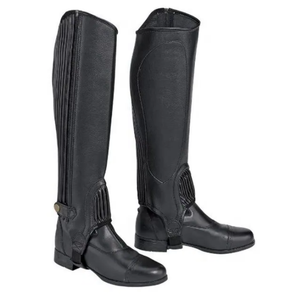 Cuero de vaca profesional personalizado de alta calidad premium Half Chaps estilo occidental para montar a caballo - Product Image 6