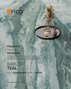 Carreaux de porcelaine indiens 600x1200mm, surface brillante, options de gravure pour les halls, les centres commerciaux, les écoles, Erica Ceramic (garantie à vie) - Product Image 1