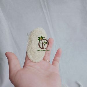 แผ่นใยบวบสำหรับทำความสะอาดร่างกาย/ฟองน้ำใยบวบเป็นมิตรต่อสิ่งแวดล้อมทำด้วยมือจากมะพร้าว-อีโคเวียดนาม - Product Image 1