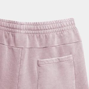 Wholesale <b>Mens</b> Acid Wash Sweat <b>Shorts</b> Regular Fit Baby <b>Pink</b> Custom Logo High Quality Casual <b>Mens</b> <b>Shorts</b> Summer Fashion Wear - Product Image 5