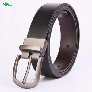 Ceinture en cuir véritable de vache haut de gamme pour hommes, longueur personnalisée avec alliage pour boucle Style décontracté d'affaires à la mode pour un usage formel - Product Image 5