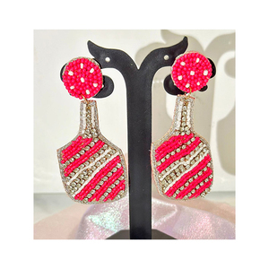 High Quality <b>Floral</b> Funky Pattern Seed Bead <b>Hoop</b> Earrings for Girls Handmade Classic Style Multi Color Top Selling Gift Item - Product Image 5