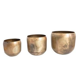 Floreros de hierro metálico elegantes y de alta calidad con adornos florales grabados para arreglos florales de lujo - Product Image 6