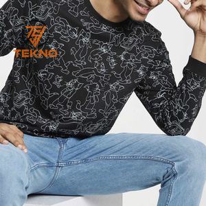 Hombres personalizable O-cuello de alta moda de los hombres ropa de calle sudaderas al por mayor venta superior personalizado nuevo estilo hombres sudadera - Product Image 5