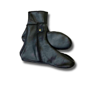 <b>Best</b> Custom Made Leather <b>Socks</b> Original Leather Winter Season Warm Leather <b>Socks</b> Cheap Rate Customized Colors With OEM - Product Image 5