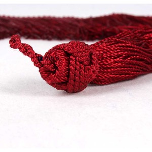 High Quality Sale OEM Wholesale French Red <b>Fringe</b> Top Quality Custom Gold Wire <b>Tassel</b> <b>Fringe</b> - Product Image 2