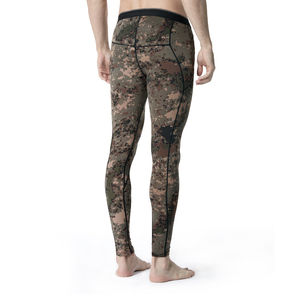 Pantalons de yoga pour hommes de haute qualité, leggings de sport d'entraînement avec imprimé, taille élastique, fabrication OEM personnalisée, prix de gros 2025 - Product Image 2