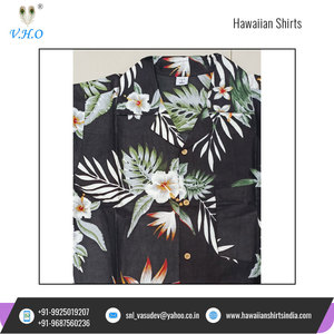 Camiseta Hawaiana de manga corta para hombre, camisa de playa con diseño de hojas de Hawái, precio al por mayor - Product Image 6