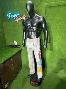 Pantalon de jogging décontracté 100% coton polaire pour hommes personnalisé de haute qualité pantalon pour hommes ceinture élastique teint au soleil pantalon de survêtement empilé pour hommes - Product Image 6