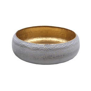 Incroyable bol de service en vrac fait à la main bols décoratifs cuisine et dessus de table en fer rond avec couleur noire écologique pour les mariages - Product Image 2