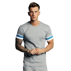 Vente en gros de survêtements pour hommes de qualité supérieure ensemble de shorts d'été ensemble de survêtement court bleu personnalisé ensemble de survêtement à la mode pour hommes - Product Image 5
