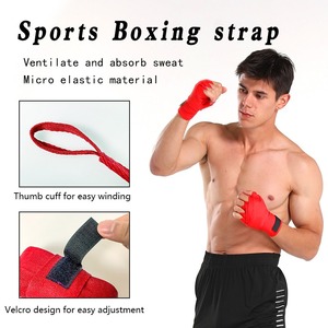 ที่พันมือพร้อมที่ปิดสำหรับออกกำลังกายในยิม,ที่พันมือแบบยืดได้ - Product Image 5