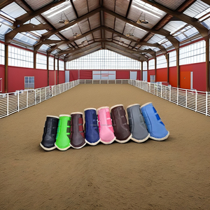 Multi Colors Elastic&Velcro Comfortable Horse <b>Brushing</b> <b>Boots</b> with Horse Safety Protection-Sports Style - Product Image 1