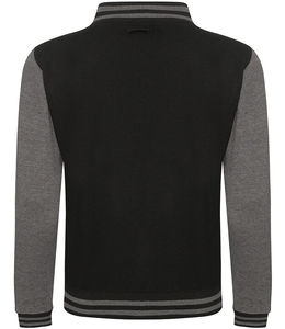 Veste universitaire pour homme, style streetwear, personnalisable, imprimée, style américain, baseball, lettres, respirante, écologique, fermeture éclair frontale - Product Image 2