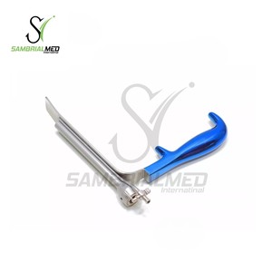 Retractores de mama Sculpo de calidad superior Canal endoscópico manual 180X25mm Acero inoxidable Recubierto de azul Reutilizable General - Product Image 6