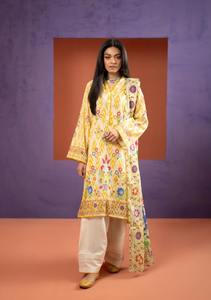 Costumes de pelouse en coton pakistanais de haute qualité pour femmes grande taille vêtements d'été Salwar Kameez avec Salwar - Product Image 4