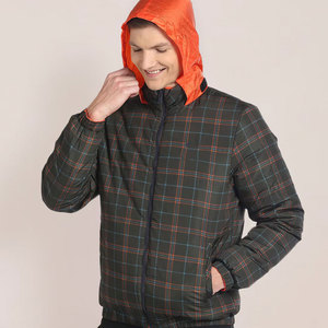 Veste d'hiver personnalisée pour hommes col montant à capuche vêtements décontractés manteaux de haute qualité veste rembourrée pour hommes - Product Image 1