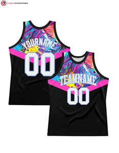 Vente en gros de nouveaux uniformes de basket-ball de style Conception personnalisée 100% maillot de sublimation en polyester Sportswear Pattern Logo Printing Size - Product Image 2