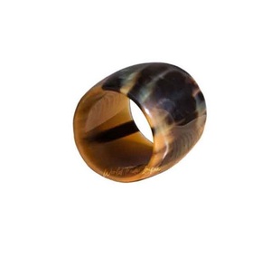 Servilleteros de madera antiguos elegante servilletero de cuerno de búfalo para bodas y comedor en casa personalizado para vajilla elegante - Product Image 5