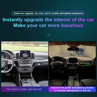 Vente en gros de lampes d'ambiance LED pour l'intérieur des voitures CKCP X166, lumière dynamique, ombre, ambiance, pour Mercedes-Benz ML/GL/GLE/GLS Piano
