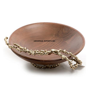 Cuenco de chocolate de diseñador de madera Último nuevo Cuenco dulce decorativo con soporte Venta caliente Cuenco de chocolate nuevo de lujo - Product Image 4