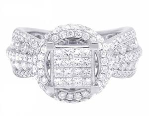 Anillo de compromiso de moissanita de plata de ley 925 de estilo único para mujer, banda de Boda nupcial, regalo de joyería fina - Product Image 1