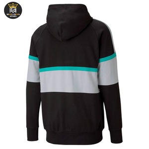 Sudadera con capucha de algodón 100% para hombre OEM, diseño de invierno transpirable de secado rápido ajustado con sudaderas con capucha bordadas para hombre - Product Image 2