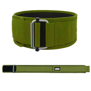 2025 cinturón de levantamiento de pesas de nailon EVA de alta calidad Unisex de 6mm de espesor duradero ajustable logotipo personalizado impermeable deportes Fitness - Product Image 5