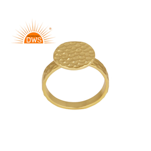 Handmade Circular Charm <b>Set</b> <b>Gold</b> On 925 Sterling Silver Designer <b>Ring</b> Silver Jewelry For Women Gift For Her - Product Image 1