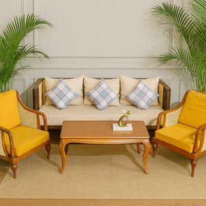 ชุดโซฟาไม้แอชแบบโมดูลาร์สำหรับใช้ภายในและภายนอกอาคาร พร้อมเบาะรองนั่งและหมอนอิง โพลีเอสเตอร์ ดีไซน์ทันสมัย เหมาะสำหรับโรงแรม - Product Image 2