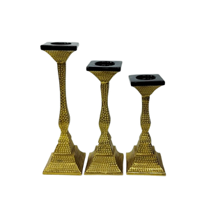 Bougeoir de décoration de mariage en métal en aluminium plaqué or bougeoir pour décoration d'hôtel bougie T Light - Product Image 3