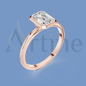 Bague Femme Plaqué Or 14K Design de Luxe - Product Image 1