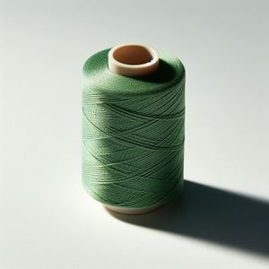 Bobine de fil à coudre vert de qualité supérieure-Échantillon gratuit en coton durable teint pour les projets de courtepointe et de broderie fabriqués au Népal - Product Image 4