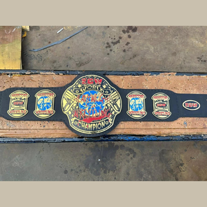 OEM ODM เข็มขัดแชมป์ MMA แบบปรับแต่งโลโก้ตามสั่งเข็มขัดหนังแท้ WWE UFC - Product Image 1