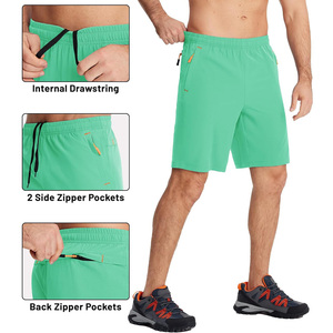 Short de jogging personnalisable pour hommes Ceinture élastique en tissu à séchage rapide pour les entraînements de course avec poches OEM/ODM - Product Image 5