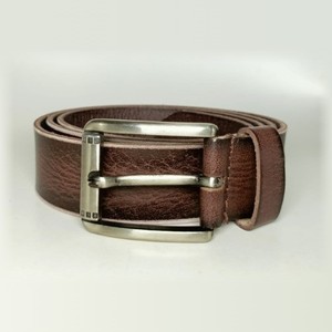 Ceinture indienne rembourrée à la main en cuir de vache pleine fleur taille personnalisée réglable hommes luxe fait à la main exportateur en vrac dans le monde entier usine directe - Product Image 2