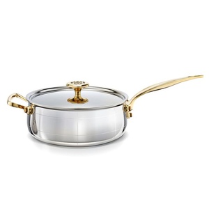 Casserole au design moderne avec finition brillante Casserole isolée Serveur d'aliments chauds Marmite en acier inoxydable - Product Image 4