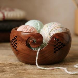 Bols à laine en bois de haute qualité - Product Image 1