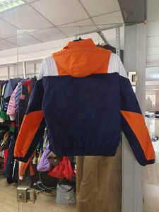 Custom <b>Men's</b> Sporty <b>Summer</b> Two-Piece Hoodie <b>Jacket</b> and Nylon Windbreaker Shorts Set Quick Dry Polyester/Cotton - Product Image 4