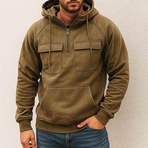 Vente en gros d'usine, sweat-shirts pour hommes sur mesure, coupe confortable, décontractés, à porter au quotidien - Product Image 5