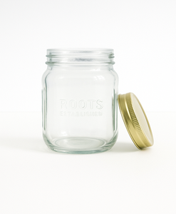 Bocal en verre Mason gaufré avec couvercle en métal, rangement hermétique pour un usage domestique parfait pour les recettes de collations alimentaires - Product Image 5